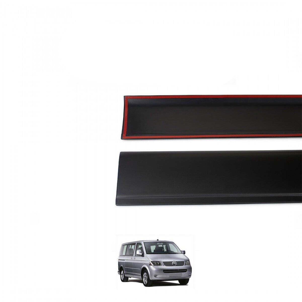 Volkswagen Transporter T5 Uyumlu Uzun Şasi 2009 - 2014 Çamurluk ve Kapı Dodikleri Set 11 Parça Sol Sürgü