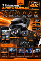 VRPRO LUNEX 4K ARAÇ İÇİ KAMERA