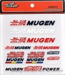 Honda Uyumlu Mugen Sticker 11 Adet