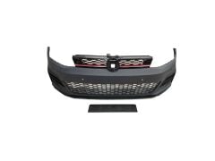 Volkswagen Golf 7,5 2017-2020 Uyumlu Gti Ön Tampon Ve Panjur Seti