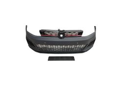 Volkswagen Golf 7,5 2017-2020 Uyumlu Gti Ön Tampon Ve Panjur Seti