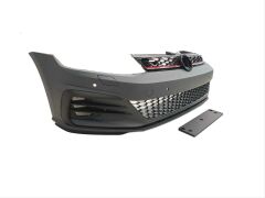 Volkswagen Golf 7,5 2017-2020 Uyumlu Yedek Parça Gti Ön Tampon Ve Panjur Seti