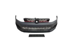 Volkswagen Golf 7,5 2017-2020 Uyumlu Gti Ön Tampon Ve Panjur Seti