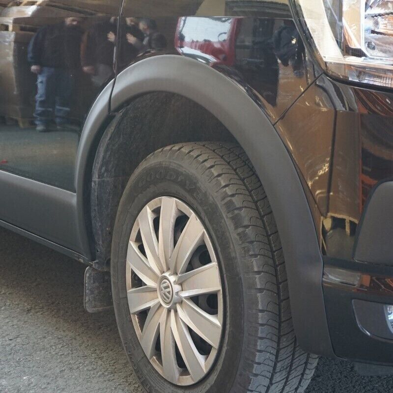 Volkswagen Transporter T5 Uyumlu  Uzun Şasi 2015- 2020 Çamurluk ve Kapı Dodikleri Set 11 Parça Çift Sürgü