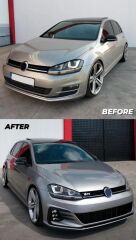 Volkswagen Golf 7 Uyumlu İçin Golf 7,5 Uyumlu GTI Ön Tampon & Panjur Seti