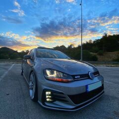 Volkswagen Golf 7 Uyumlu İçin Golf 7,5 Uyumlu GTI Ön Tampon & Panjur Seti