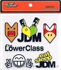 JDM Sticker 6 Adet