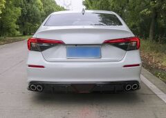 Honda Civic Uyumlu 2022 4 Egzoz Difüzör