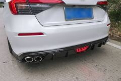 Honda Civic Uyumlu 2022 4 Egzoz Difüzör - Ledli