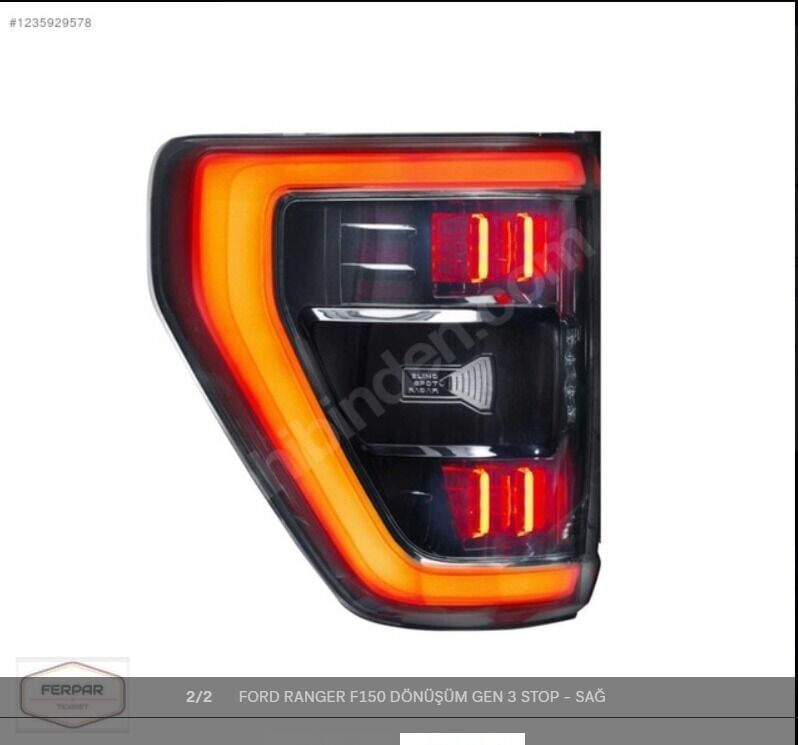 F150 GEN3 Uyumlu Stop (Sağ-Sol)