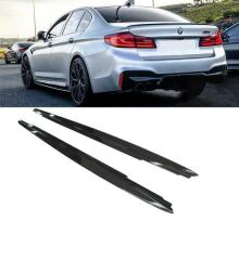 Bmw 5 Serisi G30 2017+ Uyumlu Marşpiyel M Performance Piano Black