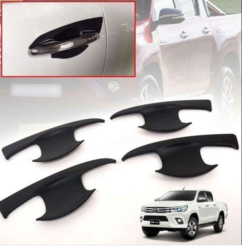 Toyota Hilux 2016+ Uyumlu Dış Kapı Kolu İç Kaplama ABS Siyah Parça