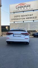 Honda Cıvıc FE1 2022 İçin Uyumlu Aero Difüzör- Piano Black