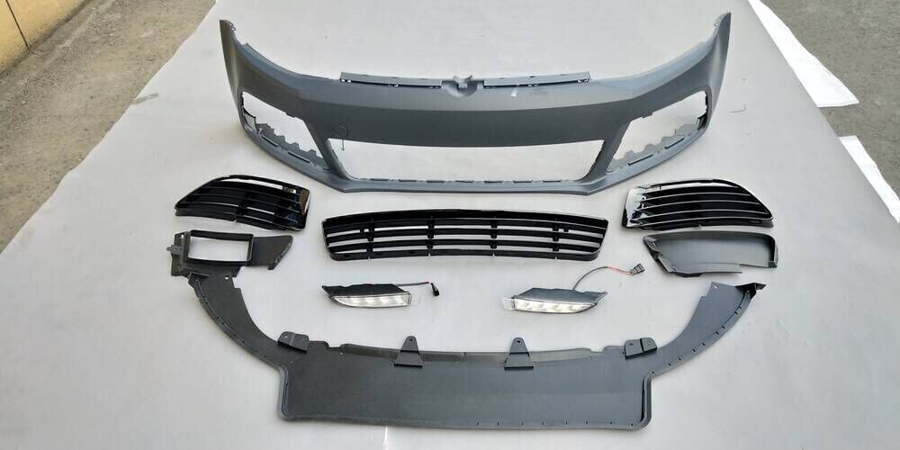 Volkswagen Jetta 2012-2015 Uyumlu R Ön Tampon+Panjur