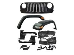 Jeep Wrangler Jk 2007-2017 Uyumlu Yedek Parça2019+ Jl Makyajlama (PANJUR+DODIK+CAMURLUK+DAVLUNBAZ+LED)