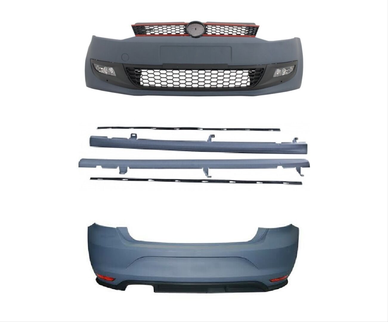 Volkswagen Polo 2010-2017 Uyumlu Gti Body Kit (Makyajsız)
