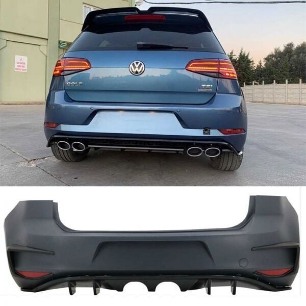 Volkswagen Golf 7 Uyumlu Yedek Parça Mk7 2012-2018 Arka Tampon R