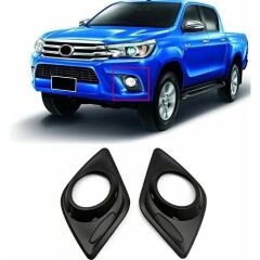 Toyota Hilux Uyumlu Sis Lambası Kapağı Siyah Abs 2016 Sonrası