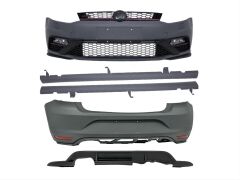 Volkswagen Polo Uyumlu 6R/6C İçin Uyumlu (2010-2017) Kasa İçin Makyajlı Kasa Body Kit