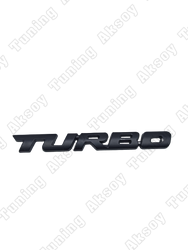 Turbo Bagaj Logosu Siyah