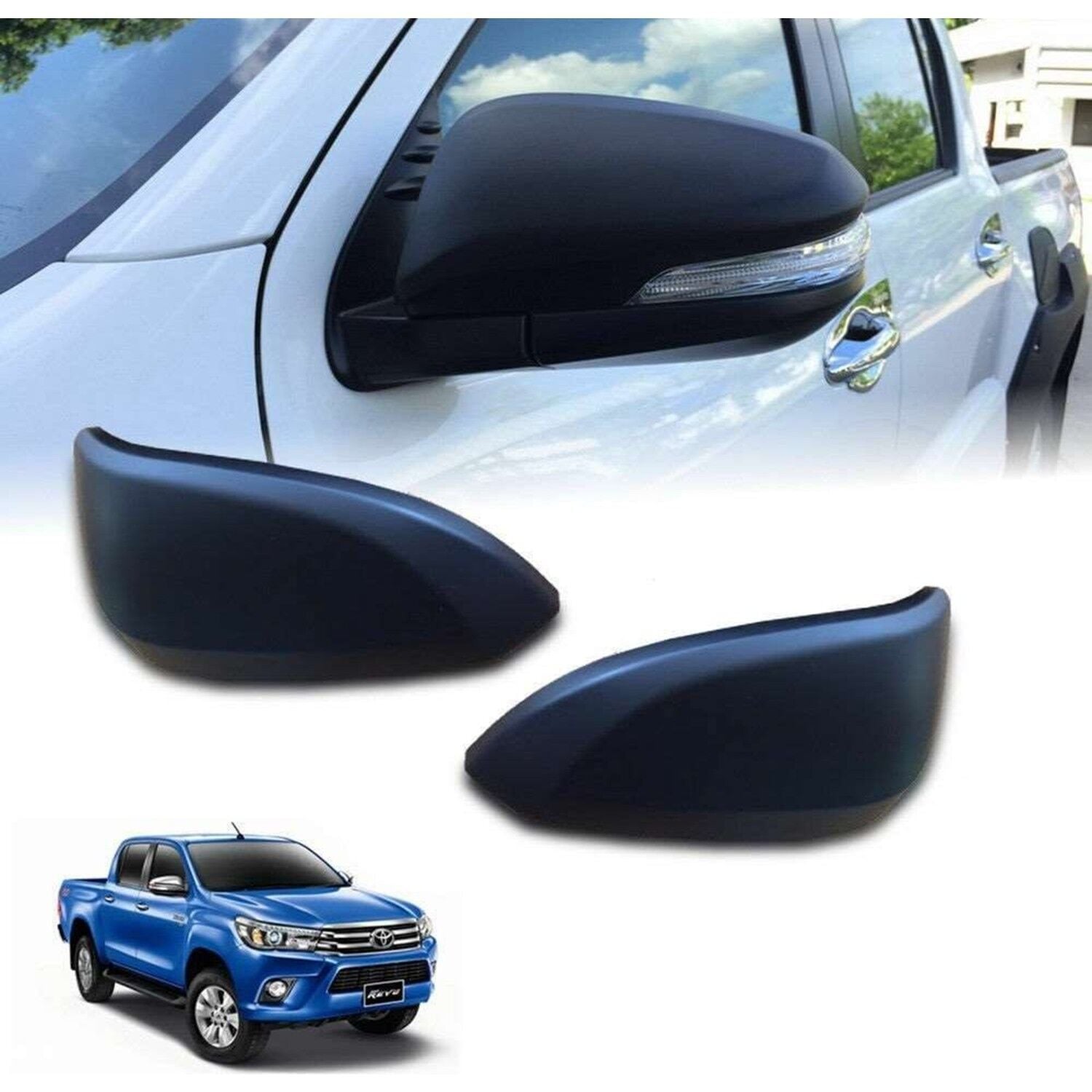 Toyota Rav 4 2014-2018 Uyumlu Ayna Kapağı Abs Siyah