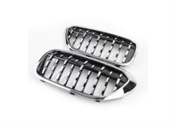 Bmw G30 2017+ Uyumlu Yedek Parça Diamond Böbrek Panjur Krom Çerçeve