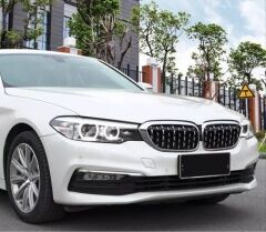 Bmw G30 2017+ Uyumlu Yedek Parça Diamond Böbrek Panjur Krom Çerçeve