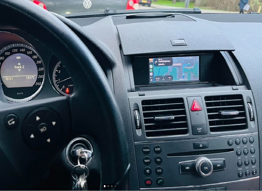 C Class W204 2011-2014 Orjinal Ekrana Carplay+And.Auto İnterface