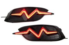 Honda Civic Fc5 Uyumlu Yedek Parça 2016-2020 Ritim Dizayn Arka Sis Ledi Kırmızı