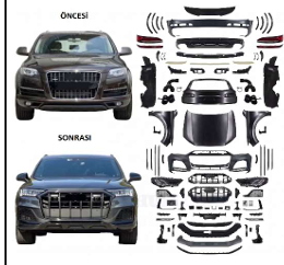 Audi Q7 4L 2006–2015 Uyumlu 4M 2020–2024 SQ7 Dönüşüm Seti