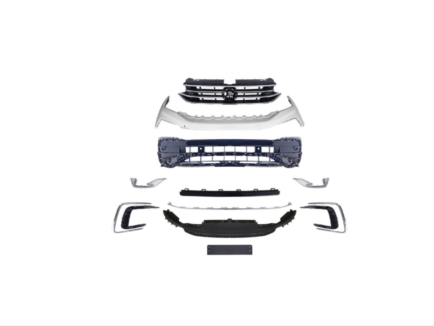 Volkswagen Tiguan 2020 Uyumlu Yedek Parça R-Line Ön Tampon & Panjur