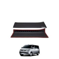 Volkswagen Transporter T5 Uyumlu  Transporter Kapı Eşiği Koruma Mat Siyah 2003-2009