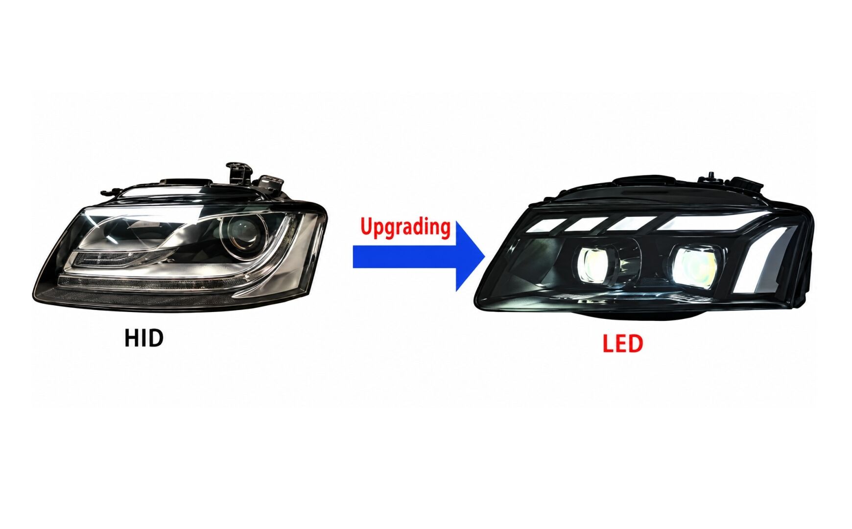 Audi A5 2008-2011 LED Far (Xenon Far Uyumlu)