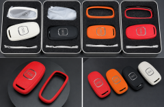 Audi Premium Silikon Anahtarlık Kılıfı – Smart Key Koruyucu Kılıf (Kırmızı, Turuncu, Siyah, Beyaz)