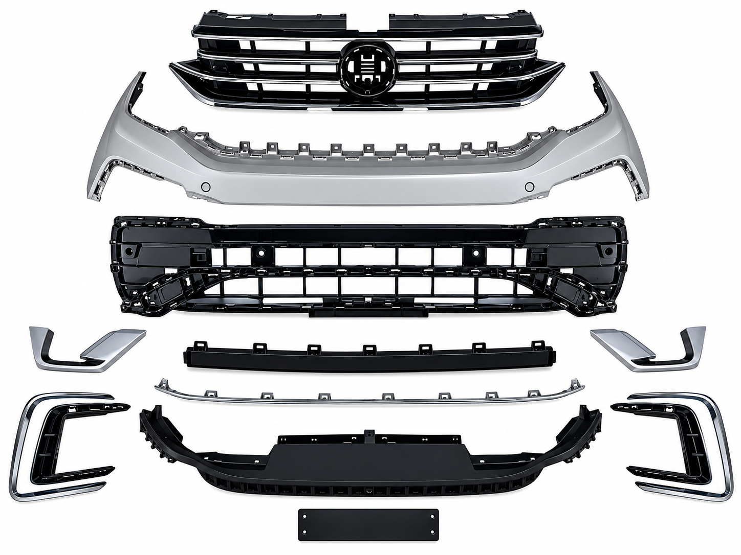 Volkswagen Tiguan 2020 Uyumlu R-Line Ön Tampon & Panjur
