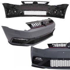 Volkswagen Polo Uyumlu Yedek Parça 6r/6c 2010-2017  Gti Ön Tampon ve Panjur Seti (Makyajlı)