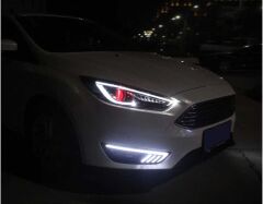 Ford Focus Uyumlu 2015-2018 Ön Sis Ledi Kayar Sinyalli