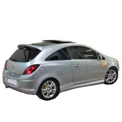 Opel Corsa D 2 Kapı Uyumlu Yedek Parça Spoiler Boyasız Fiber
