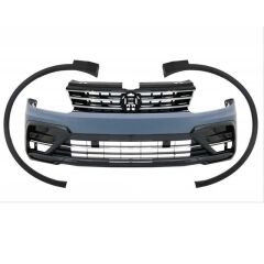 Volkswagen Tiguan Uyumlu Yedek Parça 2016-2019 Ön Tampon + Panjur + Ön Dodik Seti