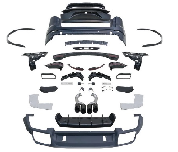 Porsche Cayenne 92A (958.2) 2015-2018 Uyumlu 2019-2023 (9YA) Turbo Dönüşüm Seti