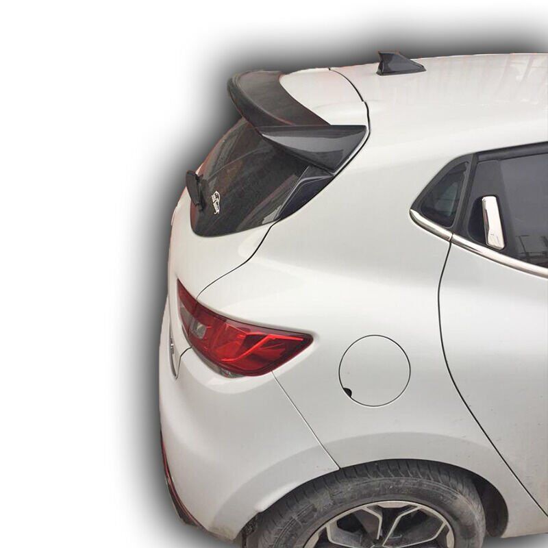 Renault Clio 4 Uyumlu Yedek Parça mk Spoiler Boyasız Fiber