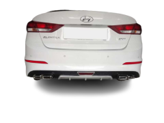 Hyundai Elantra 2016-2019 4 Egzoz Silver Difüzör Reflektörlü