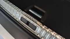 Peugeot 2008 Uyumlu Yedek Parça Bagaj Eşik Koruma - Krom