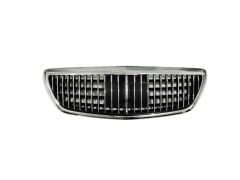 Mercedes W222 S Class 2014+ Uyumlu Maybach Görünüm Panjur Krom (Logosuz)