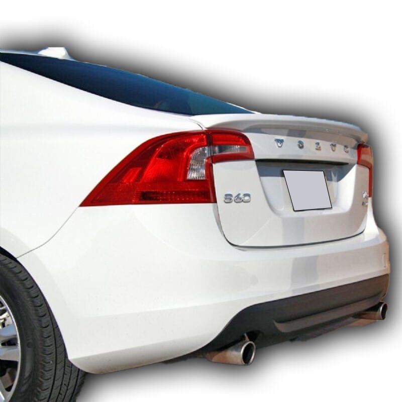 Volvo S60 Uyumlu Yedek Parça Spoiler Boyasız Fiber