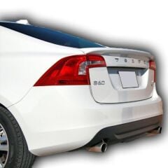 Volvo S60 Uyumlu Yedek Parça Spoiler Boyasız Fiber