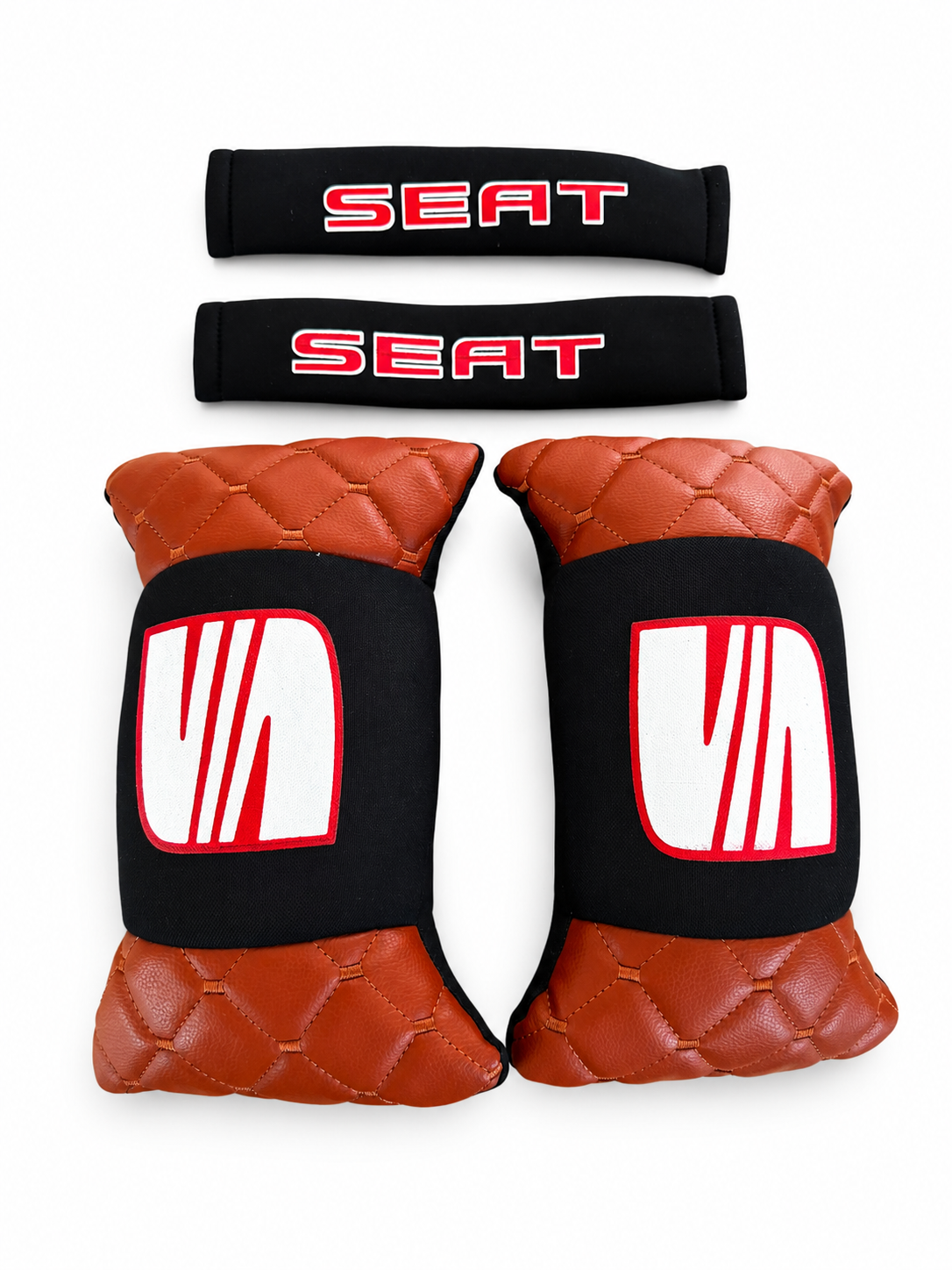 Seat Logolu Emniyet Kemeri ve Boyun Yastığı