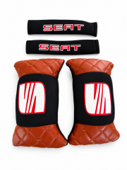 Seat Logolu Emniyet Kemeri ve Boyun Yastığı