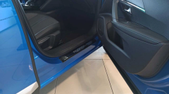 Peugeot 2008 Uyumlu Kapı Eşik Nikelajı Siyah