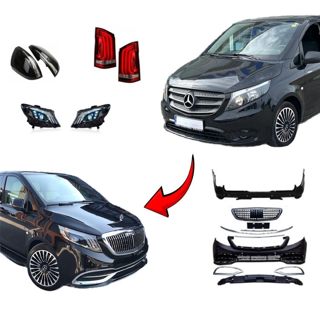 Mercedes Vito 2016+ Uyumlu Full Body Kit